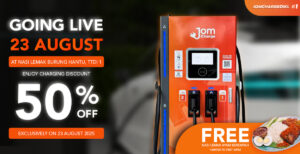 JomCharge to launch new EV charger in TTDI with 50% discount on charging fee and free Nasi Lemak