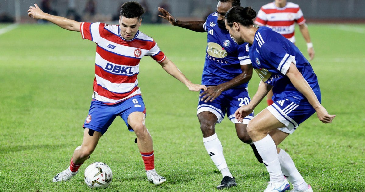 KL City frustrated by 10-man Sabah