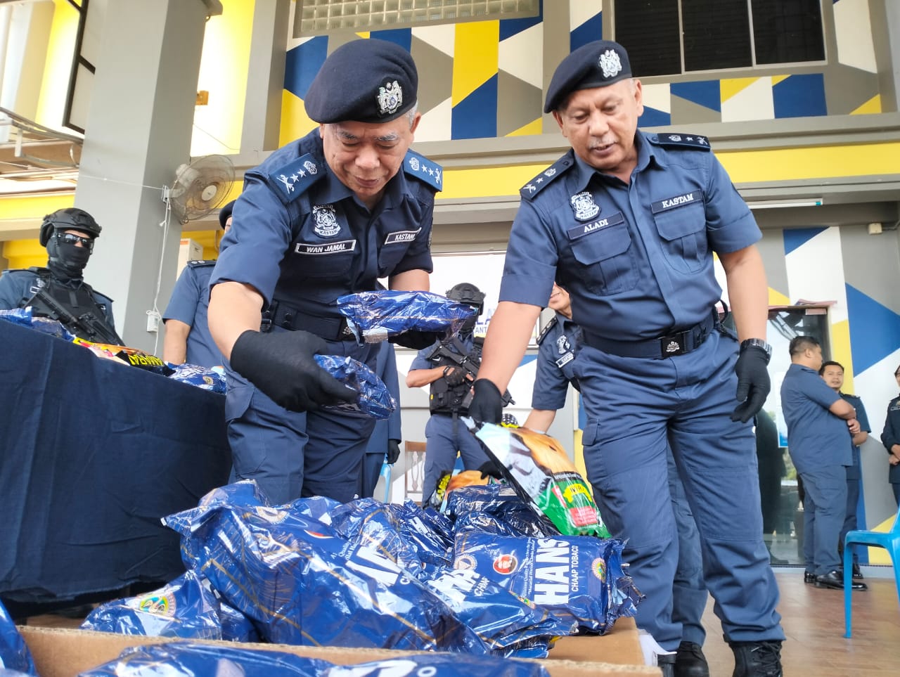 Kastam rampas tembakau kunyah RM59,000 di Kota Bharu