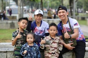 Little officers: Kids celebrate National Day in uniform