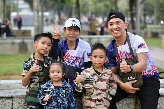 Little officers: Kids celebrate National Day in uniform