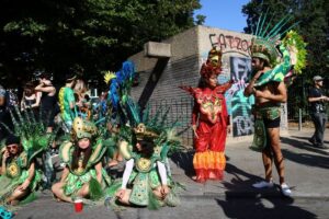London celebrates Notting Hill carnival amid concerns over event's future