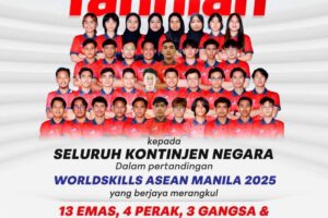Malaysia wins 13 gold medals at WorldSkills ASEAN 2025 in Manila