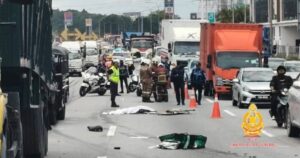 Man killed in fiery crash on North-South Expressway