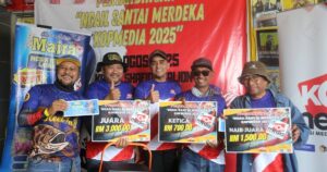 Man wins RM3,000 grand prize with 2.1kg kaci catch