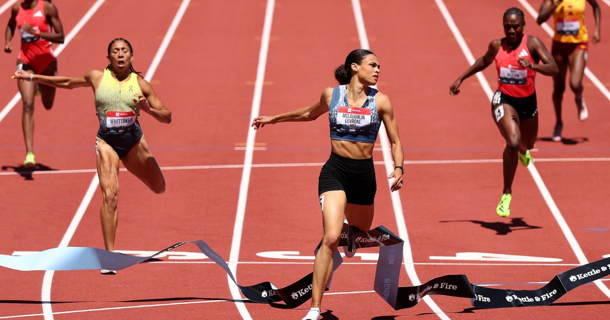 McLaughlin-Levrone wins 400m to seal World Championship berth