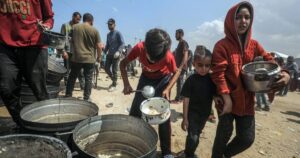 NGO says starving Gaza children too weak to cry