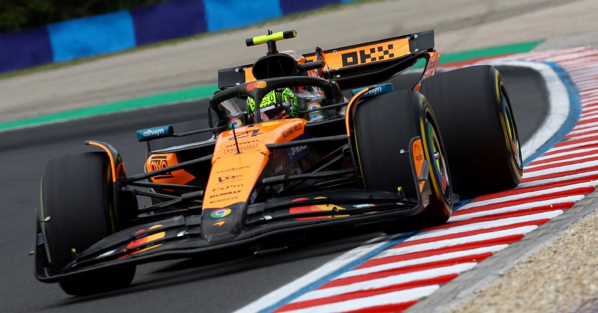 Norris leads McLaren one-two in first Hungarian practice