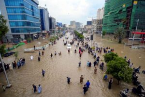 Pakistan's Karachi hit by torrential rain and floods