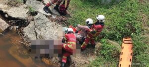 Penunggang motosikal maut kemalangan tiga kenderaan