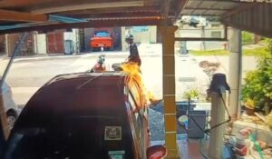 Polis buru suspek bakar kereta di Bukit Katil