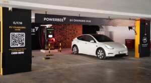 Powerbee's 14-bay EV charging hub at Design Village Outlet Mall Penang now open, promo rate up to 50% off