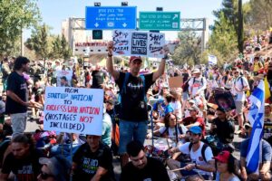 Protests held across Israel calling for end to Gaza war, hostage deal