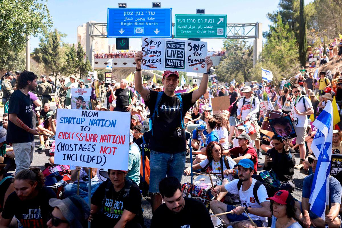 Protests held across Israel calling for end to Gaza war, hostage deal