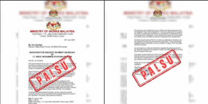 QuickCheck: Is there a fake letter bearing the Works Minister's name about gratuity payment ceremony?