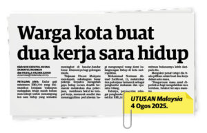 RM3,000 pendapatan wajar untuk hidup di KL