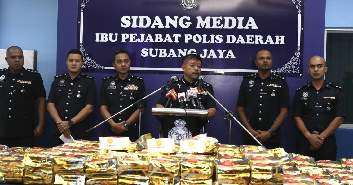 RM7mil worth of drugs seized after abandoned car crash in Subang Jaya