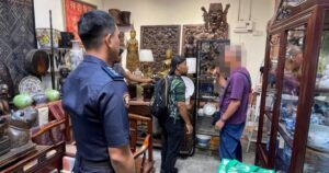 RM89,000 in wildlife ornaments seized in mall raid
