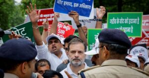 Rahul Gandhi among opposition leaders detained during protest against India election panel