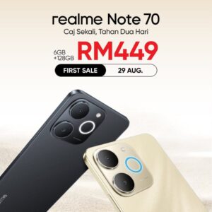 Realme Note 70 Dijual Di Malaysia Dengan Harga RM449