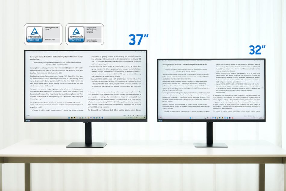 Samsung ViewFinity S8 Kini Ditawarkan Dengan Skrin 37″ Bernisbah 3:2