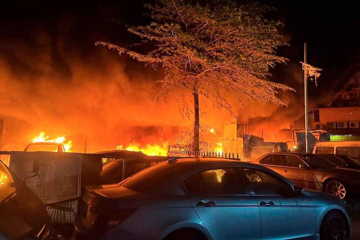 Shah Alam workshop fire destroys 37 cars and 7 motorcycles