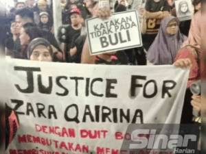 Shouts of 'Justice for Zara' echo as crowds rally in KL, Ipoh