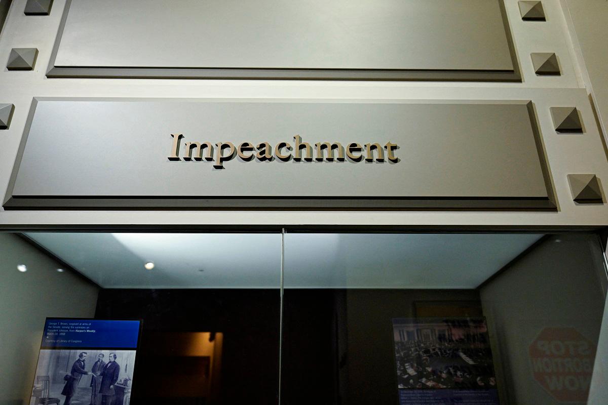 Smithsonian denies Trump admin pressured removal of impeachment display