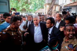 Sri Lanka ex-president Wickremesinghe hospitalised after arrest on fund misuse