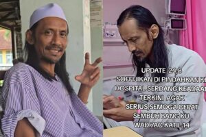 Tahap kesihatan makin serius, Soffi Jikan kini di Hospital Serdang