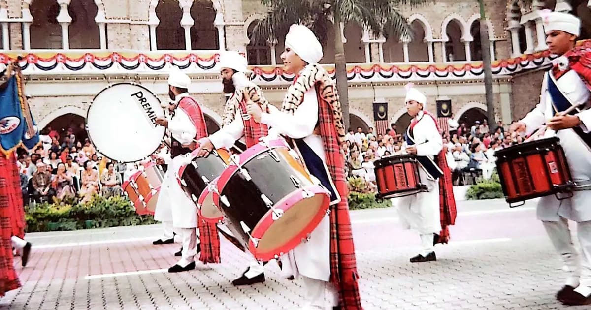 The Sikh pipe band that once played in the Merdeka parade
