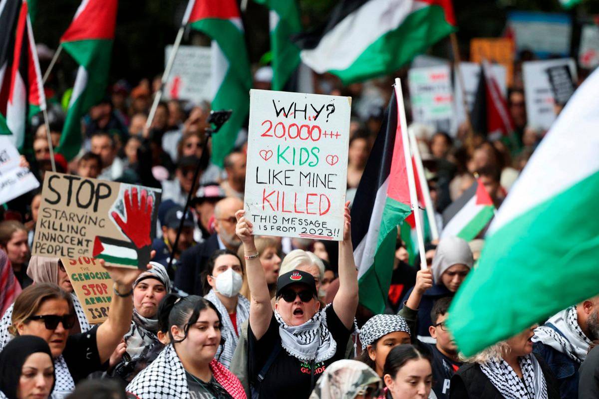 Thousands join pro-Palestinian rallies across Australia amid diplomatic tensions