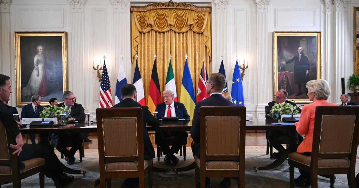 Trump floats Ukraine security pledges in White House talks with Zelenskyy, EU