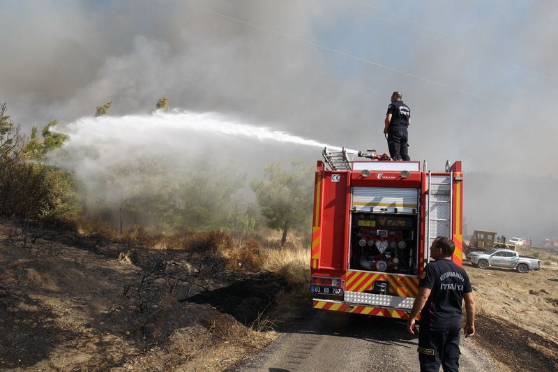 Turkey wildfires largely contained, minister says