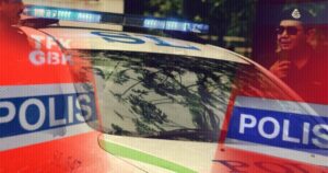 Two injured after car skids at Sungai Long toll plaza