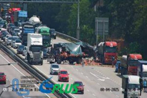 Two killed in lorry collision on PLUS Expressway near Slim River