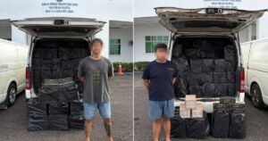 Two men nabbed in Lahad Datu over RM2mil in smuggled cigarettes