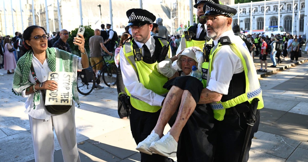 UK arrests 365 backing banned pro-Palestine group