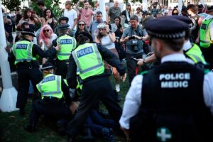 UK police arrest 466 at pro-Palestine protest in London