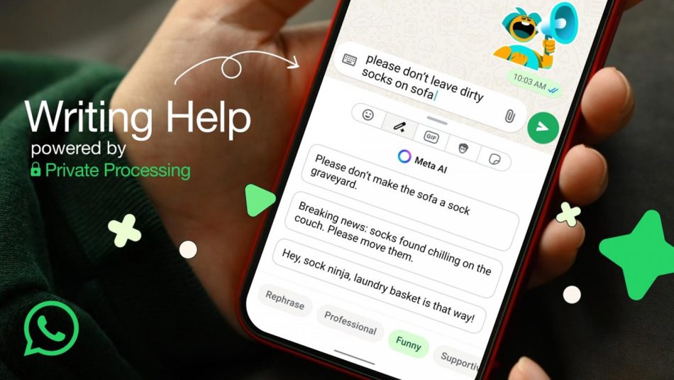 WhatsApp Kini Mempunyai Ciri Writing Help Dengan Bantuan AI