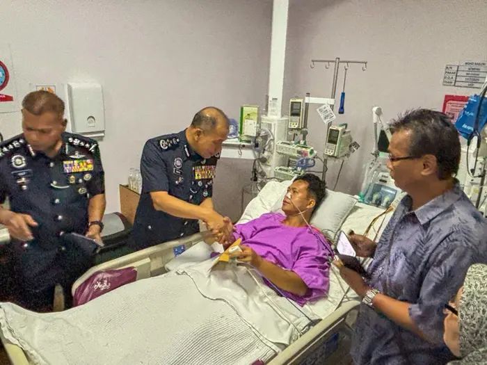 Wife shocked to learn policeman husband stabbed during patrol