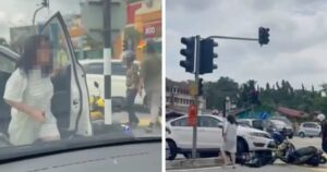 Woman nabbed after reckless driving, knife attack in Kajang