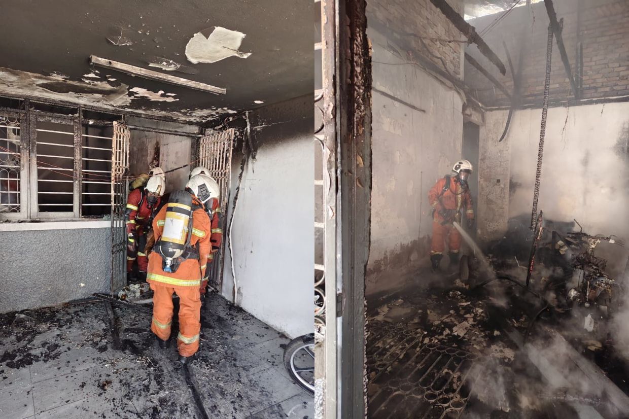 Woman seriously hurt in Ipoh house fire