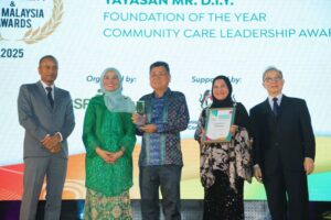 Yayasan MR D.I.Y. dinobatkan Yayasan Terbaik Tahunan