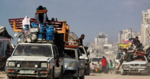 'World watches our slaughter': Gazans flee Israeli assault