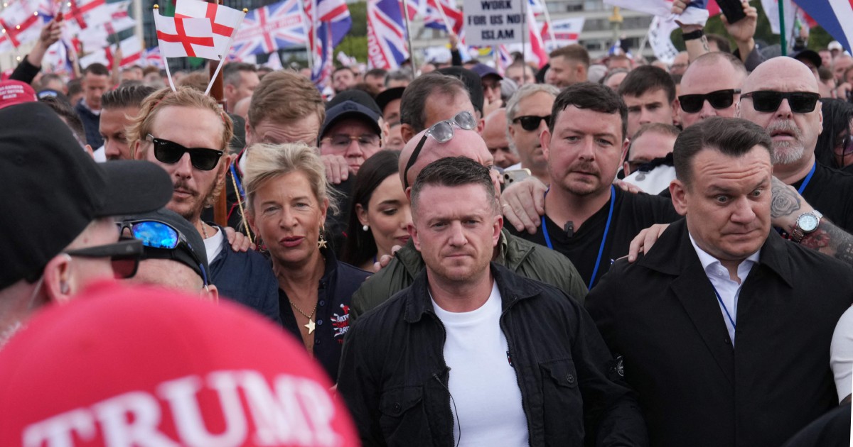 110,000 turn out for far-right rally in London