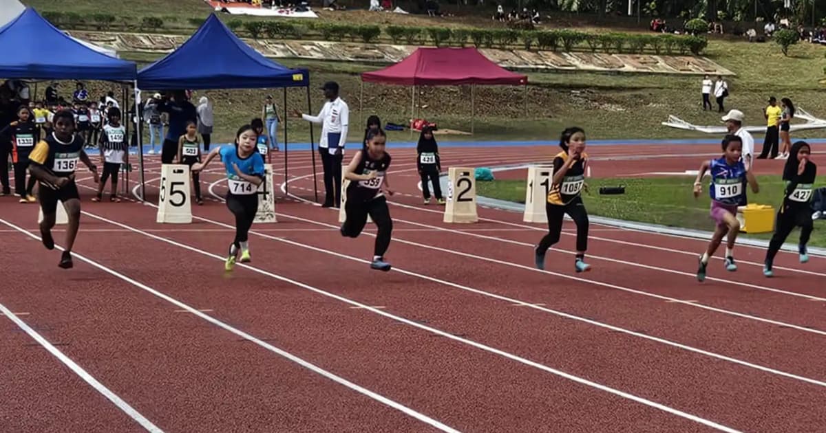 1,600 kids, 18 100m heats, and a grassroots spark