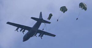 Airshows, explosions thrill crowds at armed forces open-day event