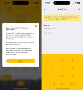 Aplikasi Maybank MAE Mengalami Gangguan Teknikal Sementara