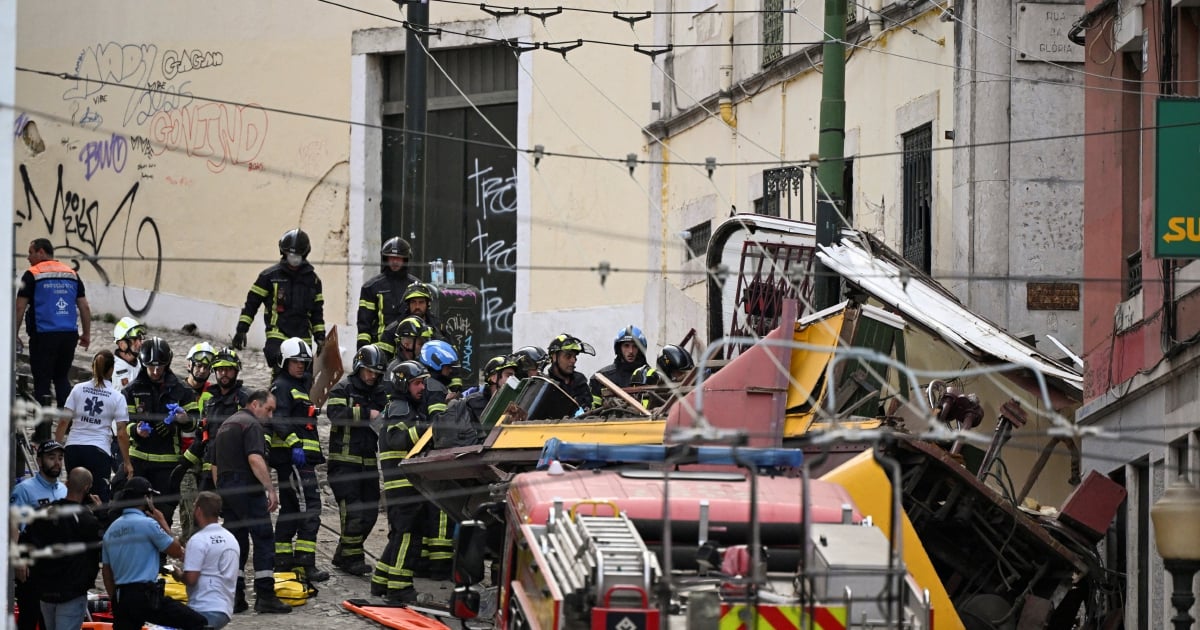 At least 15 killed in crash on Lisbon's historic cable car railway